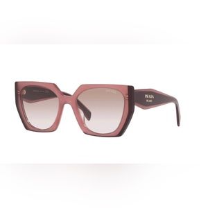 PRADA Pink and Maroon Sunglasses